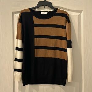 Women’s color block sweater